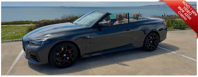 BMW 420d Cabrio at Portugalrent